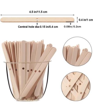150pcs Wooden Candle Wick Holders - Wick Centering Devices for Candle Making (4.5inch) - Buy Online on GoSupps.com