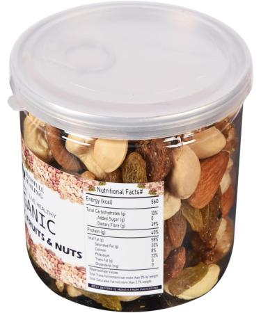 Blessfull Healing Organice Mixed Dried Fruit & Nuts 1 lb (453 Gram) Airtight Container (Packing May Vary) - Buy Online on GoSupps.com