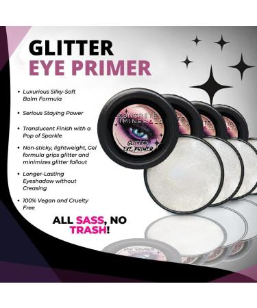 Concrete Minerals Eye Primer - 10g Luxurious Silky Balm for Longer-Lasting Shimmery Finish | Vegan & Cruelty-Free | Handmade in USA - Buy Online on GoSupps.com
