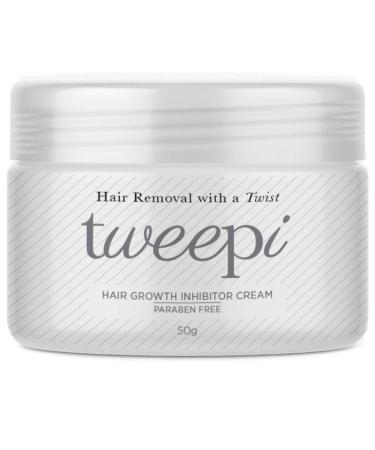 Tweepi Hair Growth inhibitor |Anti hair growth cream - permanent hair removal for body and face - modern anti -cream -free hair - made in uk- 50g - paraben -free - Buy Online on GoSupps.com