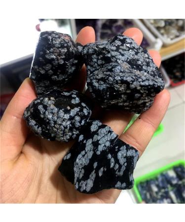 Natural Gemstone Snowflake Obsidian raw Crystals Stones for Decoration Stones kaixun 100g 30-50mm - Buy Online on GoSupps.com