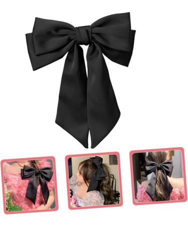 Gogogmee Bow Hairpin Ribbon for Hair Bow Hair Clips Hair Ribbon Bow Barrettes for Women Bows for Women Hair Ribbons for Women Barrettes for Thick Hair Women Hair Bows Ponytail Clip - Buy Online on GoSupps.com