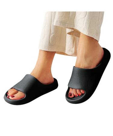 Waldl ufer Women's Slippers & Sandals - Anti-Slip Indoor/Outdoor EVA Shoes for Men & Women | Size 39 40 44 EU - Black - Buy Online on GoSupps.com