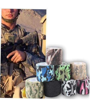 Toddmomy 3pcs Camouflage Elastic Athletic Tape - Self-Adhesive Gauze for Sports Injury Support - Size 2 - International Shipping Available - Buy Online on GoSupps.com