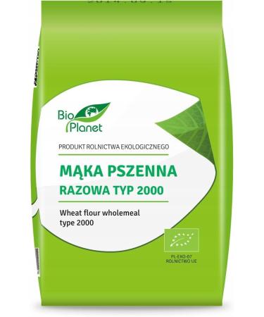 Whole wheat flour 2000 BIO 1 kg BIO PLANET - Buy Online on GoSupps.com