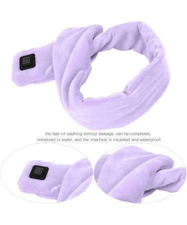 Oumefar Soft Electrical Safety Neck Wrap - Breathable Skin-Friendly for Hiking Camping and Travel - Violet Color - Buy Online on GoSupps.com