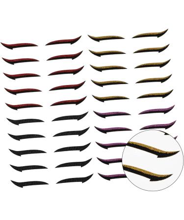 SOESFOUFU 20 Pairs Eyeshadow Stickers Eyeliner Stickers Eye Line Strips Eye Skin Sticker Eyelid Strips Reusable Eyeshadow Tapes Eye Makeup Tools Women Eyeliner Sticker Eyeliner Decal - Buy Online on GoSupps.com