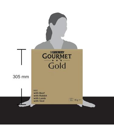 Buy Nestle Gourmet Gold Les Mousselines - Rabbit Beef Veal & Lamb - 96x85g Pack | Premium Pet Food for International Shipping - Buy Online on GoSupps.com