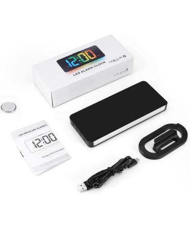 Ankilo Digital Alarm Clock for Deep Sleepers | RGB Color Changing Night Light & Charging Station | Bright LED Bedside Clock for Kids & Adults - Buy Online on GoSupps.com