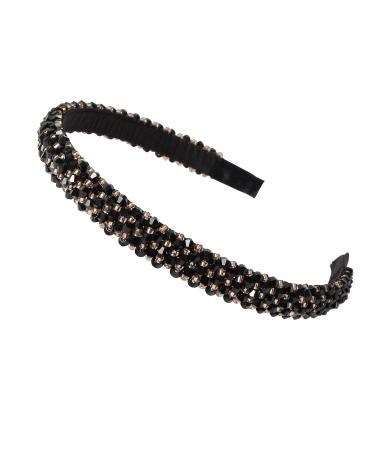 Cuizhiyu 2PK Crystal Beaded Headbands for Women and Girls - Non-Slip Shiny Hair Accessories - Buy Online on GoSupps.com