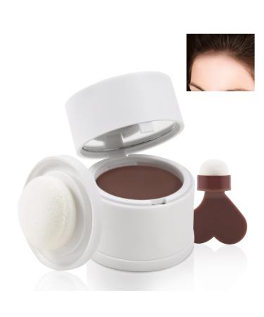 Boobeen Instantly Root Cover Up Hairline Cream Long Lasting Hair Shadow Powder Hair Concealer for Greys Thinning Hair Hair Toppers Brown