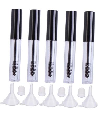PAMINGONO 10 Pcs Eyelash Brush Tube Empty Eyelashes Bottle Empty Eyelashes Tube Eyelash Serum Bottle Black - Buy Online on GoSupps.com