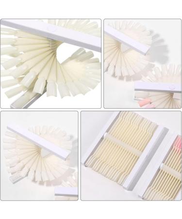  minkissy minkissy 1 Set Spiral Nail Display Manicure Supplies Nail Color Plates False Nail Display Stand White Nail Polish Tray - Buy Online on GoSupps.com