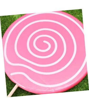 Ciieeo Miniature Food Toy Lollipops for Kids Lollipop Candy Embellishment Artificial Food Wedding Decor Toy for Kids Kidcraft Tongue Painter Lollies Baby Bamboo Child Christmas Tree Cake Pink 40*20*0.3cm - Buy Online on GoSupps.com