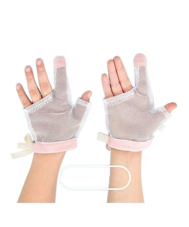 Thumb Sucking Guard Thumb Sucking Stop Stop Thumb Sucking Finger Guard Thumb Sucking Stop For Kids No Scratches And Breathable Easy To Hold Baby Gloves With Nylon Straps ( Color : C Size : X-Small ) X-Small C