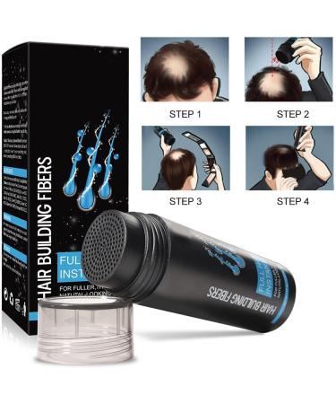 Hair Building Fibers Hair Building Fibres Powder Hair Fibres Dark Brown Hair Fibres For Thinning Hair Hair Loss Concealer Fiber Hair Building Fibres & Hair Fibers (Dark Brown) - Buy Online on GoSupps.com