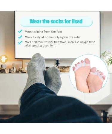 6-Piece Toe Spreader & Hallux Valgus Separator - Silicon Hammer Toe Straightener for Effective Correction & Treatment - Buy Online on GoSupps.com