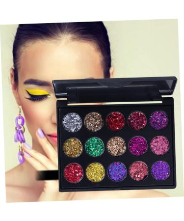 POPETPOP 3pcs 15 Matte Eyeshadow Eye Shadow Palettes Eyeshadow Matt Eyeshadow Palette Diamond Sequins 1 count (Pack of 1) As Shownx3pcs - Buy Online on GoSupps.com