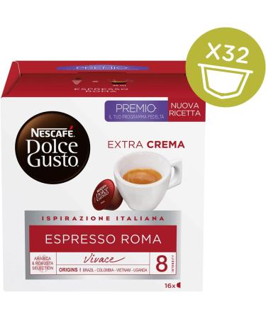  NESCAFE DOLCE GUSTO Nescaf Dolce Gusto Espresso Naples Espresso Roma & Espresso Milan 6 Boxes of 16 Capsules (96 Capsules) - Buy Online on GoSupps.com
