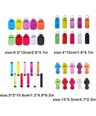 dijiusidy Key Chain Thoughtful Design Flip Caps Reusable Refillable Useful Bottle Holder Assorted Colors Portable Holders Straw Yellow XY Straw Yellow XY - Buy Online on GoSupps.com