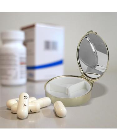 FOMIYES 3pcs Compartment Metal Pill Organizer | Colorful Medicine Box & Storage Case - Perfect for Travel & Home - Buy Online on GoSupps.com