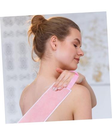 DOITOOL Flocking Back Strip Fake Tan Back Mitt Lotion Applicator Back Tanning Strip Back Applicator for Cream Sunless Tanning Applicator Self Accessories Fiber Moisturizing Pink - Buy Online on GoSupps.com