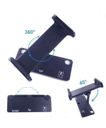 Skyreat Foldable Aluminum Tablet Mount Holder for DJI Mavic 2/Pro/Air, DJI Spark Remote Controller | Compatible with 4-11 iPad | Premium Quality - Buy Online on GoSupps.com