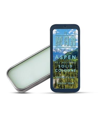 Aspen Solid Cologne for men 0.75 oz - Natural wax cologne - Redefined men's fragrances Aspen Travel Size Cologne for men - natural mens cologne (3/4 Ounce (Pack of 1) Aspen)