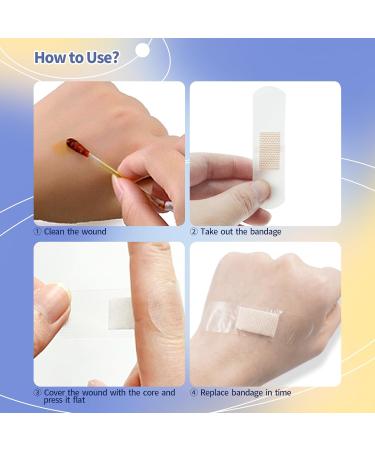 Adhesive Bandages 100PCS - Flexible Breathable & Waterproof Fingertip Bandages for First Aid | Bulk Fabric Wound Skin Wrap - Buy Online on GoSupps.com