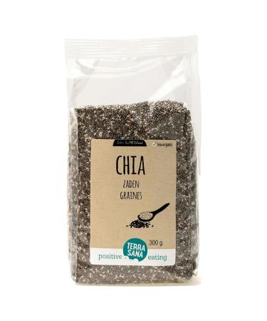 Terrasana Raw Graine de Chia Noir 300 g 1 Unit