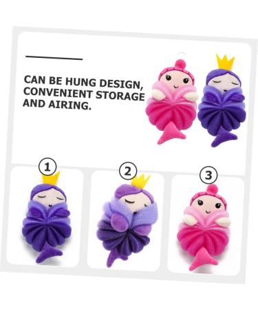 Healeved 6 Pcs Bath Ball Set | Loofah Sponges & Scrubbers for Exfoliating Skin | Ideal Bath & Shower Accessories - Buy Online on GoSupps.com