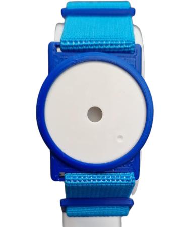 CGM Clips UK - Freestyle Libre Sensor Armband Holder/Protector - Blue with Straps - Buy Online on GoSupps.com