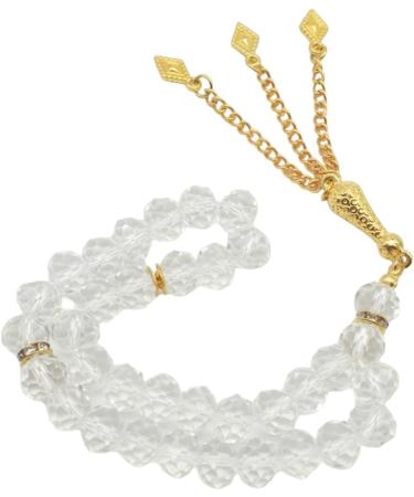 Oralgos Tasbih Prayer Rosary Bracelet | Fashionable Islamic Jewelry with Decorative Tassels | Perfect Party Gift - 1 Piece - Buy Online on GoSupps.com
