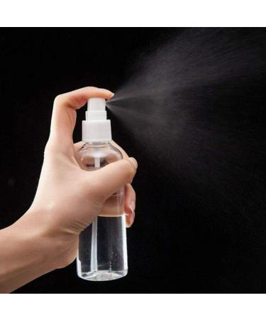 24 PCs 100ml Empty Spray Bottles | Reusable Transparent Plastic Bottles for Travel Cleaning Essential Oils & Disinfection - Buy Online on GoSupps.com