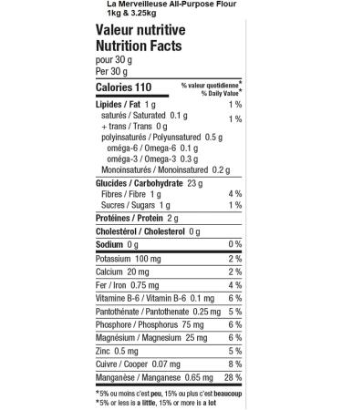 Cuisine L' Angelique La Merveilleuse Gluten-Free & Organic All-Purpose Flour 3.25kg - Buy Online on GoSupps.com