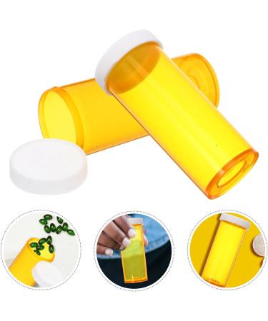 Healeved Empty Pill Bottles with Caps 25pcs Medication Vials 8DR Plastic Medicine Containers Clear Containers Pill Cases Organizers 6.70X2.80X2.80CM - Buy Online on GoSupps.com