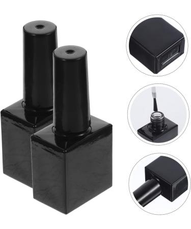  Beavorty Beavorty 6 Piece Refillable Nail Polish Bottles with Black Cap Compact Nail Polish Bottles Lightweight Portable for Professional Use - Buy Online on GoSupps.com