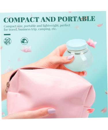Storage Bottle Cans Lip Balm Rouge Pot Rhinestone Stud Earrings Coffee Sample Candle Vessels Face Hand Tiny Makeup Containers Cream Mini Lotion Coffee Can Ceramics Travel 6x5.5cm Blue - Buy Online on GoSupps.com