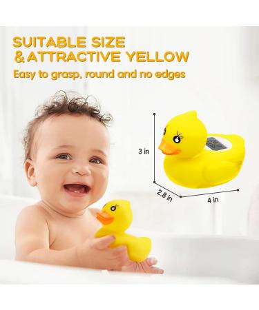 BabyElf Floating Duck Bath Thermometer - Safe Water & Room Temp for Infants + 2 Extra Toy Ducks - Buy Online on GoSupps.com