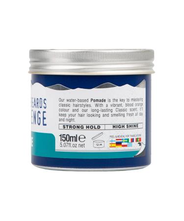 The Bluebeards Revenge Water Based Pomade for Men - Strong Hold & High Shine Finish - 150ml - Buy Online on GoSupps.com