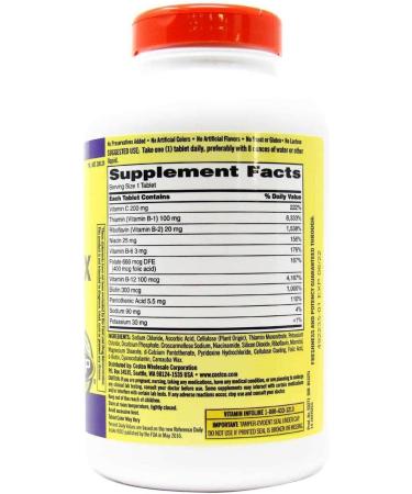 Kirkland Super B-Complex 500 Tablets - High Strength Vitamin B Supplement - Buy Online on GoSupps.com