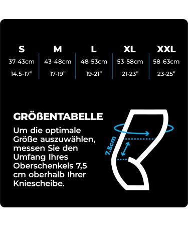 Vitto Kniebandage for Men & Women - Knee Pain Relief Arthrosis Support Meniscus Protection & Strength Sports (1 Pack) - Buy Online on GoSupps.com