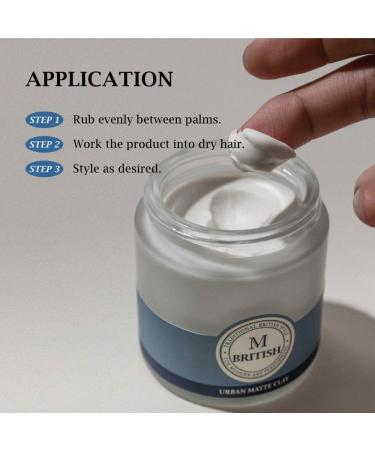 Urban Matte Clay 100g (3.53oz) - Premium Hair Styling Clay for All-Day Hold | International Shipping Available - Buy Online on GoSupps.com