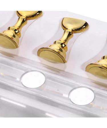 ZOMTTAR 2 Sets Acrylic Nail Display Stand Nail Tip Practice Stand Magnetic Nail Practice Holder DIY Nail Art Stand - Buy Online on GoSupps.com