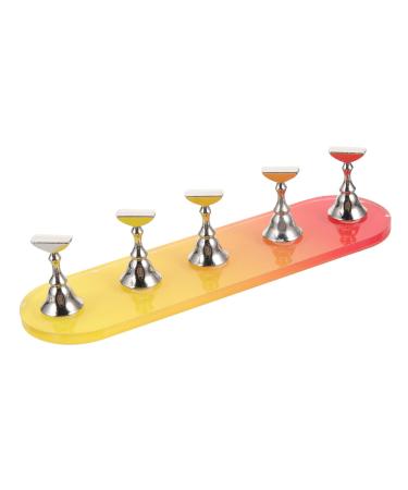 Mikinona 1 Set Nail Practice Holder Fake Nail Holder Acrylic Nail Stand Nail Art Practice Manicure Magnetic Nail Stands Shower Squeegee Decor Manicure Nail Display Plastic Cosmetic