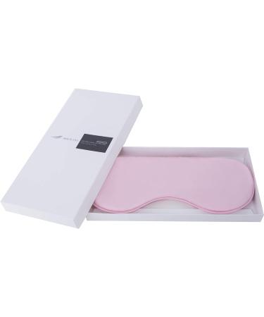 HERZLG LLFE Luxury Silk Sleep Mask - 100% Pure Mulberry Silk Blindfold (Pink) - Buy Online on GoSupps.com