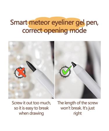 Heykomi Non-Smudging Waterproof Eyeliner Pencil - Long Lasting & Sweat Proof (Brown-2PCS) - Buy Online on GoSupps.com