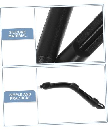 Yardwe 20 Pairs Anti-Slip Glasses Straps - Ear Wax Holders for Kids & Adults - Pebbled Black 5.6x0.6cm - Buy Online on GoSupps.com