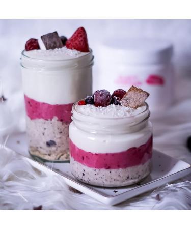 Gymqueen Flavy Powder 200g - Low-Calorie Panna Cotta Flavor Sweet & Baking Enhancer Only 12 kcal per Serving - Buy Online on GoSupps.com