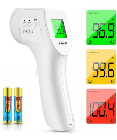 Forehead Thermometer for Adults with 3 in 1 Digital LCD Display, Fever Alarm, Accurate Reading and Memory Function Non-Contact Forehead Thermometer for Body, Room and Surface Measurement
